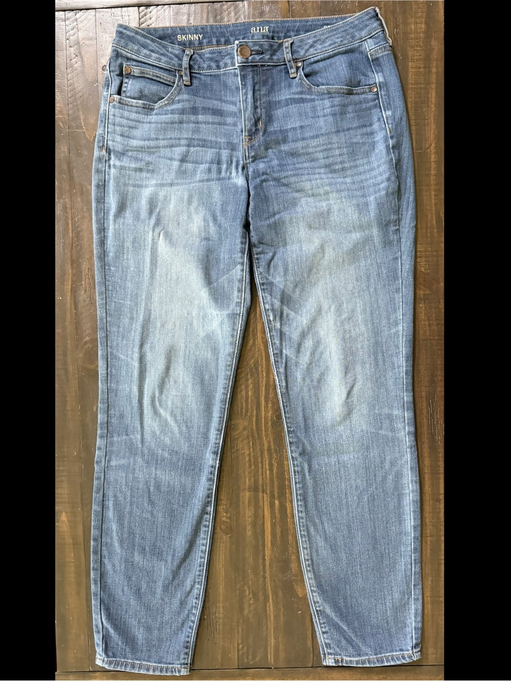 ANA Skinny Regular Jeans Size 29/8 Stretch Denim JC Penney
